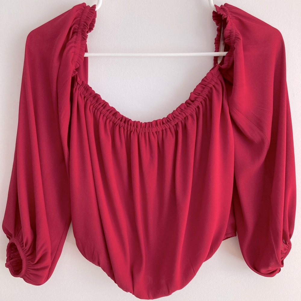 LUSH off the shoulders top